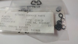 10 Qty- Genuine Hitachi 949454 949-454  Spring Washer M5 For 150+ Tools! - Picture 1 of 1