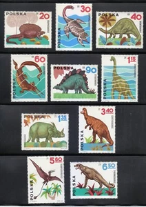 Polen postfrisch 1965 Mi 1570-1579 Sc 1307-1316 Dinosaurier / Jurazeit ** - Bild 1 von 2