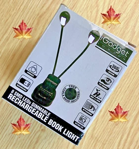 ⭐️iGADGET®⭐️8 SMD LEDs DIMMABLE BOOK LIGHT⭐RECHARGEABLE⭐UP TO 10HRS⭐360⭐6 MODES⭐ - Picture 1 of 6