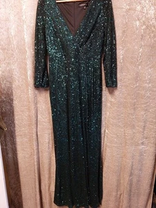 Ever Pretty Green Sequinned Long Maxi Formal Dress - Picture 1 of 5