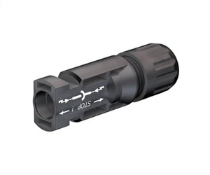 1 x Acoplador de Cable Staubli Serie MC4 Macho Montaje en Panel Conector Solar Cable Coupé - Imagen 1 de 2