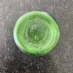 vecchia bottiglia RX in vetro verde smeraldo DURAGLAS - Foto 1 di 5