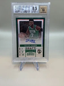 2017 Panini Contenders Draft Picks Jaylen Brown 1/1 Season Ticket Signatures 🤩 - Picture 1 of 2