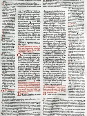 De electione - Großes Original Inkunabel Gregorius Decretales Vendig - 1491 - Image 1 of 3