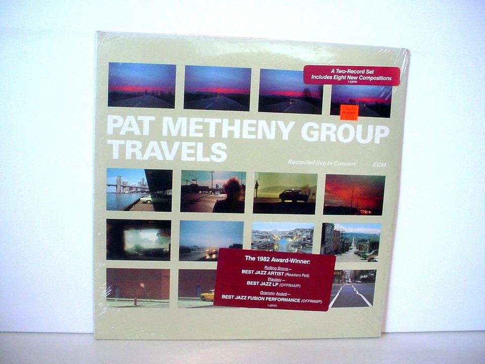 PAT METHENY Travels SEALED Double LP 1983 ECM 1-23791 Audiophile Hype Sticker - Image 1 of 4