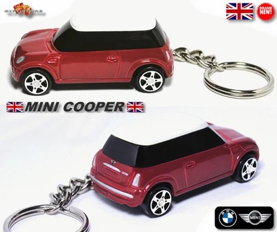 🎁🚦🎄 🎅 罕见 全新 钥匙链 红色 宝马 迷你 COOPER 英国/GB 英国 💕GREAT GIFT💕 🎁 — 第 1/4 张图片