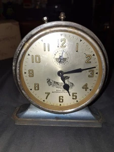 Ingraham National Call 8 Day Alarm Clock Running - Picture 1 of 9