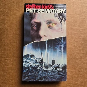 PET SEMATARY Stephen King 1989 Horror VHS Tape Scary - Bild 1 von 4