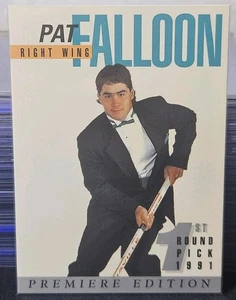 91-92 Tuxedo Edition Pat Falloon Rookie 🚨🚨🚨 San Jose Sharks  - Picture 1 of 2