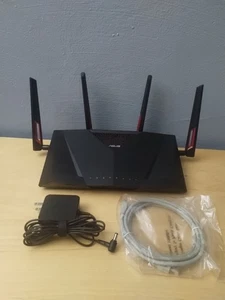 ASUS AC3100 RT-AC88U | Dual Band Extreme Wi-Fi Router | Works Great, All Parts - Picture 1 of 9