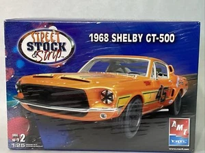 1968 SHELBY GT-500 Street Stock & Strip AMT 1:25 Car Model Kit SLV2_38536_SEALED - Picture 1 of 11