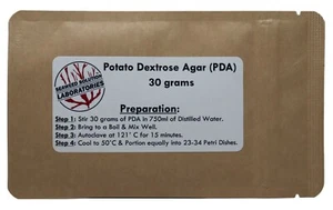 Dehydrated Potato Dextrose Agar Powder (PDA) 30 grams - Picture 1 of 7