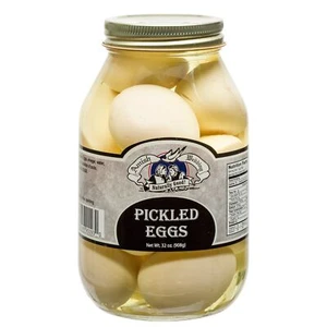 Amish Wedding Pickled Eggs, 32 Oz Glass Jar, Ready to Eat - Picture 1 of 5