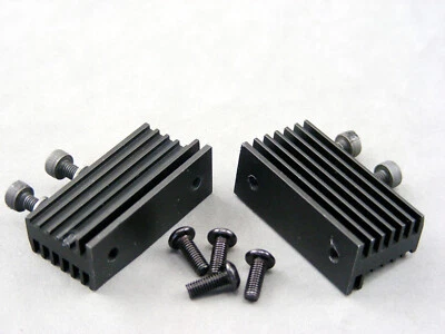 UNKNOWN 1/10 BLACK Finned Engine Mounts may fit Tamiya TGX TG10R TGR TG10 Mk1-2? - Image 1 of 4