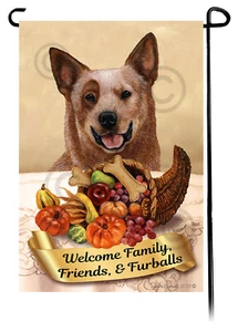 Bandera de jardín de Acción de Gracias - Red Tick Australian Cattledog 006A - Imagen 1 de 1