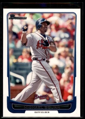 2012 Bowman  Michael Bourn #44 Atlanta Braves - Image 1 of 2