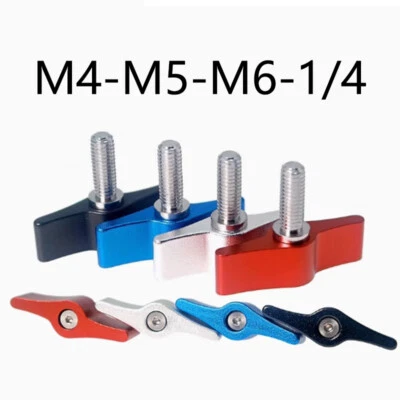 Alu Griffschraube Kamera Einstellbare Klemmschraube Adapter T Form M4-M5-M6-1/4 - Bild 1 von 4
