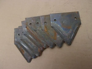 8 Sickle Bar Blades Cutters JOHN DEERE  H84413 330 4400 6600 7700 Combine Mower - Picture 1 of 6