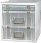 Artbin 6855SC Super Sacoche Cube - 15,5 X 16,75 X 15,625 pouces. Lot de 6 rails, blanc