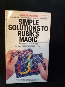 Simple Solution's To Rubik's Magic - Vintage 1986 First Edition 1st printing - Imagen 1 de 2
