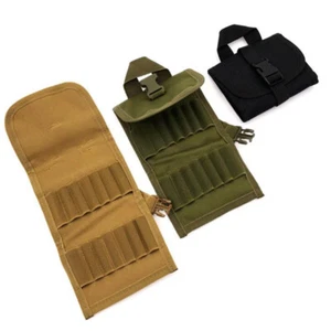 Cartucho táctico redondo 14 soporte plegable para carcasa de rifle portador de munición bolsa MOLLE - Imagen 1 de 19