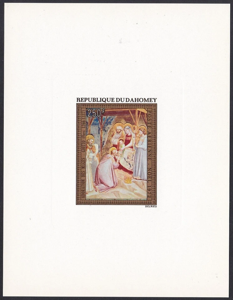 Dahomey ScC179 Navidad, Pintura, Giotto, Prueba de Lujo Foto 1 de 1