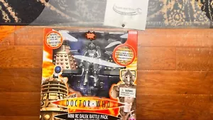 Brand new, sealed Dr Who Figure - Mini RC Dalek Battle Pack, with Cyber Leader - Picture 1 of 8