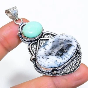 Colgante de joyería de plata de ley 925 hecho a mano con piedra preciosa de... - Imagen 1 de 1