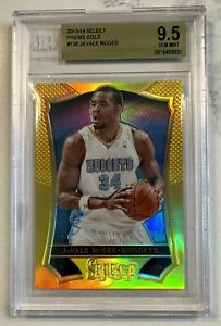 2013-14 SELECT GOLD PRIZMS JAVALE MCGEE NUGGETS 3-TIME CHAMP BGS 9.5 #10/10!