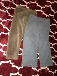 ^2 QTY TODDLER KIDS pants GYMBOREE, CHILD OF MINE 18 & 24 MTHS PRE-OWNED - Picture 1 of 5