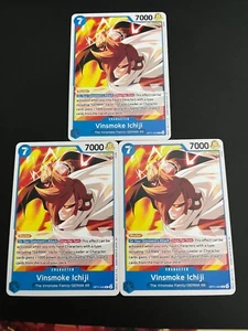 Juego de cartas coleccionables One Piece TCG OP11 OP11-043 Vinsmoke Ichi Ji X3 - Imagen 1 de 5