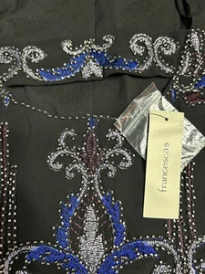 Vestido Francesca’s Cuentas Con Corte Espalda Talla Mediana Nuevo con Etiquetas Formal Cóctel - Imagen 1 de 10