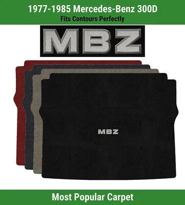 Alfombra de maletero Lloyd Ultimat para Mercedes-Benz 300D 77-85 con logotipo de apliques MBZ Foto 1 de 4