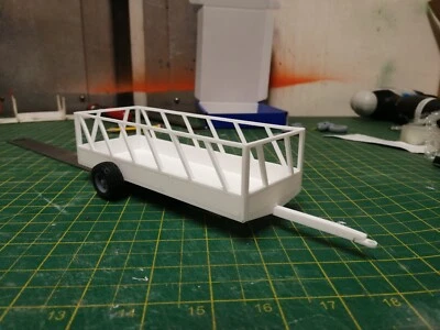 1:32 Cattle Feed Trailer Model Kit Britains Siku UH Tractors Braemere Models