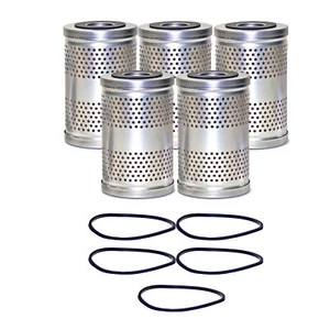 Wix Set of 5 Engine Motor Oil Filters For Chevrolet GMC Iso Studebaker StdAsp - Picture 1 of 1