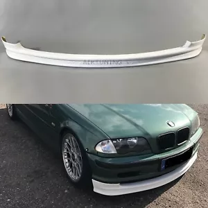 ALP Style Splitter Addon Valance Lip Apron Spoiler (Fits BMW E46 Pre FL Sedan) - Picture 1 of 6