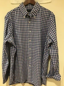 Mens Polo Ralph Lauren Blue Label casual shirt - Blue paid - Size XL - Picture 1 of 5