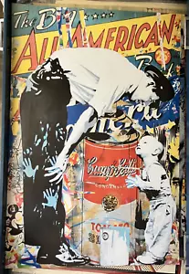MR. BRAINWASH NOT GUILTY ALL AMERICAN AUTHENTIC POP ART PRINT POSTER 24X36 2011 - Picture 1 of 2