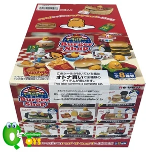 Raro 2017 Re-Ment Gudetama Burger Shop juego completo de 8 piezas - Imagen 1 de 19