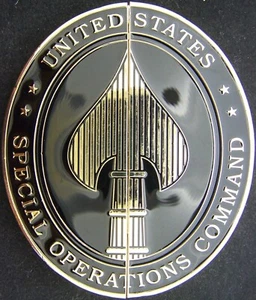 US Special Operations Command SOCOM Navy Chief Slider Challenge Coin - Bild 1 von 4