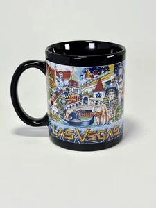 Welcome to Las Vegas Coffee Cup Black Ceramic - Picture 1 of 7