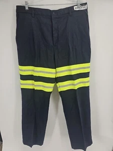 Mens Cintas Reflective Pants Size 38 Straight Blue Yellow - Picture 1 of 6