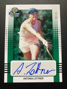 2018 Leaf Grand Slam Autograph Signature Green BA-AL1 Antonia Lottner ed/10 - Bild 1 von 2