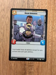 Star Wars Unlimited TCG - SWU - Brain Invaders - NM Cond - Picture 1 of 1