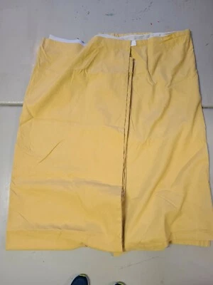 West Elm "Linen Cotton - Yellow" Blackout Drapery Panels 48" X 96" -  2 Panels - Image 1 of 4