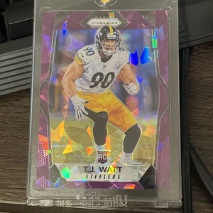 Tj Watt 2017 Prizm Purple Cracked Ice Sick Card /75 - Picture 1 of 3