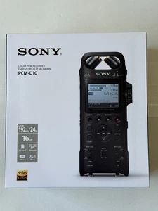 SEALED SONY PCM-D10 Linear PCM Recorder 16GB High-Res Rec 192KHz PCMD10 Handheld - Picture 1 of 3