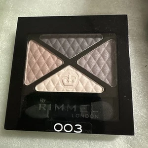 NEW Rimmel London Glam Eyes Quad Eye Shadow, 003 Smokey Purple (0.148 oz) - Picture 1 of 2