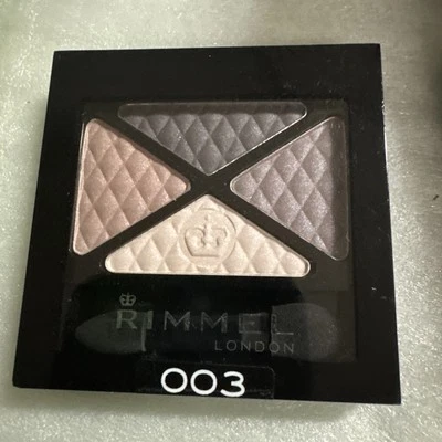 NEW Rimmel London Glam Eyes Quad Eye Shadow, 003 Smokey Purple (0.148 oz) - Image 1 of 2