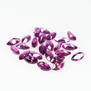 2.72 Ct [25 Pcs Lot] Fair Marquise 4 x 2 MM 100% Natural Pinkish Red Rhodolite ! - Picture 1 of 5